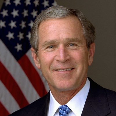 43rd President of The United States and Founder of George W. Bush Institute, I am the George W. Bush from 2001 - 2008 always Vote Red!
