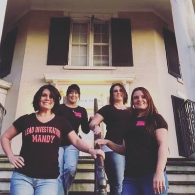 We're an all female paranormal investigation team made up of Mandy, Dawn, Chasity, and Meg 👻