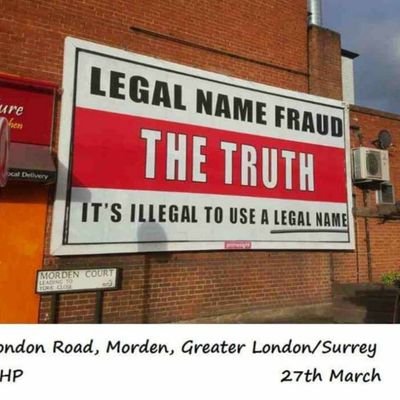#BirthCertificateFraud = IT'S ILLEGAL TO USE A LEGAL NAME = #IDsILLEGAL = Share #TruthBillboards #TheEscapeClause #BCCRSS @ https://t.co/fyE3lqrutp