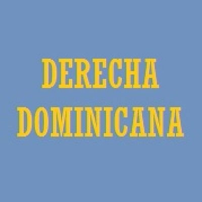 Derecha Dominicana, es una organización política no partidista, surge por la necesidad que existe en la República de crear una derecha...