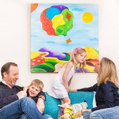 MikaMayaArt's profile picture. Colorful and uplifting fine art that  helps families transform their spaces into happy places