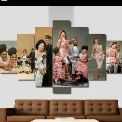 We produce beautiful Wall acts , framed canvas,Enlarged pictures, cost friendly , delivery to every part of Nigeria. cost 18500 for a set of 5 large panels