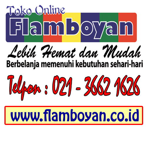 Toko Online Flamboyan - Lebih Hemat dan Mudah
Kemudahan Berbelanja dapat melalui :
Telepon : 021- 3662 1626, Fax : 021-8759829, HP/SMS : 08161952064