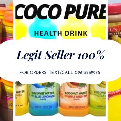 Our refreshing COCOPURE COCONUT WATER unique blends today!
ATE TIN'S CREAMY PEANUT BUTTER
ATE TIN'S YUMMY YEMA
DHEL'S PEANUT BUTTER