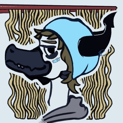 ramendukesbit's profile picture. Official Twitter of 𝘙𝘢𝘮𝘦𝘯𝘋𝘶𝘬𝘦'𝘴 𝘉𝘪𝘵- A wacky comic collection of introspective tales from the mind of Adders' very own polyam💛beanie-loving dragon