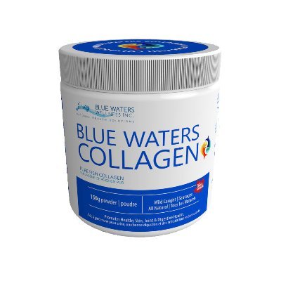 BLUE WATERS COLLAGEN
Pure Fish Collagen
Promotes Healthy Skin, Joint & Digestive Health
100% Made in Canada
Powdered Drink | Natural Supplement