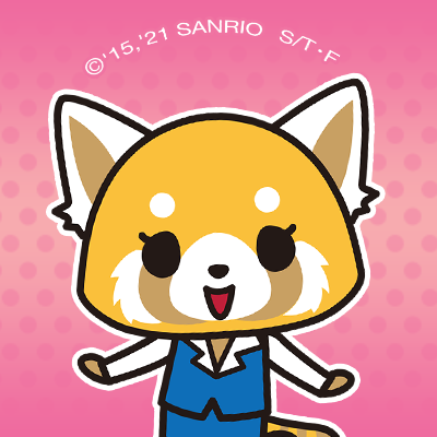 This is the official Twitter account of the new Aggretsuko puzzle game, 