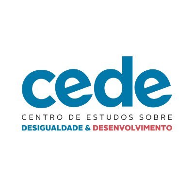 Perfil dedicado à divulgação de eventos e pesquisas realizados pelo Centro de Estudos sobre Desigualdade e Desenvolvimento (CEDE), sediado na UFRJ e UFF