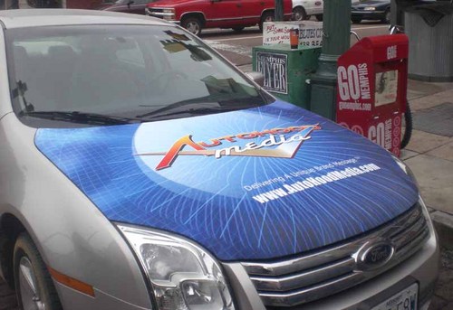 AutoHoodMedia's profile picture. We are a growing outdoor media firm marketing our removable AutoGlove Hood Cover as an ad platform on taxis & fleets. Installs in minutes, removes in seconds!