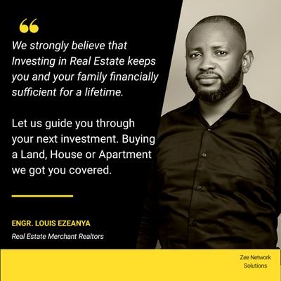 Our goal is to develop Nigeria, We turn bushes to cities. As a developing country, Nigeria needs sustainable growth in terms of development.
We are Here.