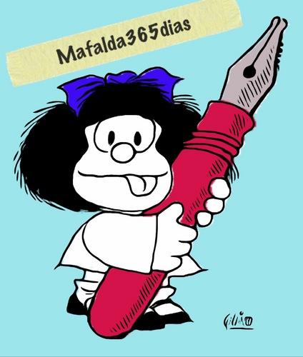 Cada dia tendréis una tira de Mafalda para tener, al menos, una sonrisa diaria.