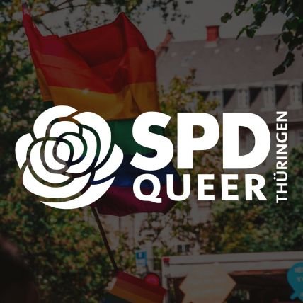🏳️‍🌈  Sprache ist politisch!  🏳️‍🌈
Arbeitsgemeinschaft für Akzeptanz und 
Gleichstellung in der SPD Thüringen. 🌹