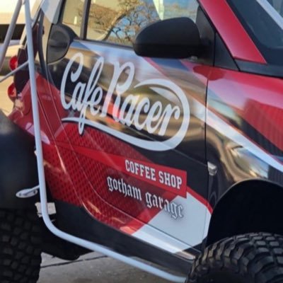 James Huss Jr and his wife Christine open their first CafeRacer Coffee Shop in Calimesa, CA.  Inspired by CafeRacer motorcycles-Coffee & Pastries Racer Style