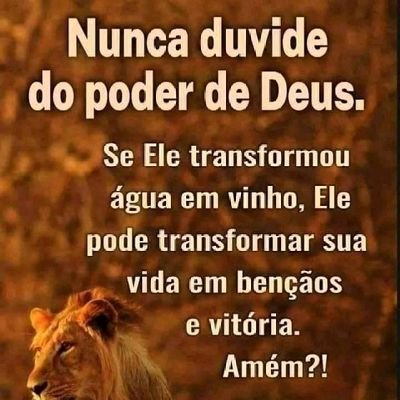 Nada e impossível para Deus tenha fé... 🍃🌻🌼☘🍀🍁