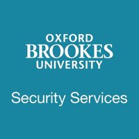 Oxford Brookes University Security Services(@SecurityBrookes) 's Twitter Profile Photo