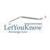 LetYouKnow, Inc. (@letyouknowinc) Twitter profile photo LetYouKnow, Inc. (@letyouknowinc) Twitter profile photo