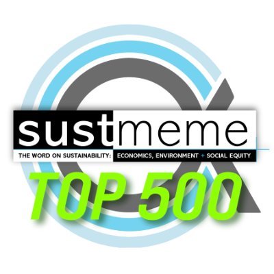 Digital communities for #Sustainability: Former feed of SustMeme Top 500 global rankings. Please Follow @SustMeme for Editorial Content from Jim McClelland.