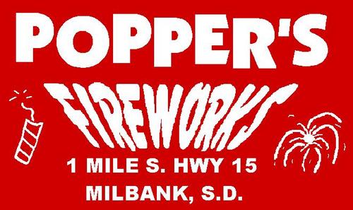 Where the BIG BANG BEGAN!  Popper's is family owned, guarantees lowest prices, best quality fireworks & great advice!