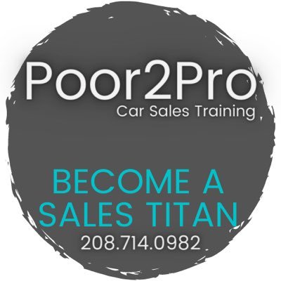 Make $100,000+ Poor2Pro Car Sales Training is a podcast where you have access to a Sales Manager of 20+ years sales experience.