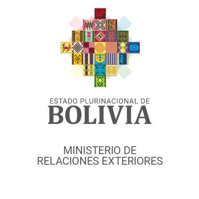 Cuenta Oficial del Ministerio de Relaciones Exteriores del Estado Plurinacional de Bolivia.