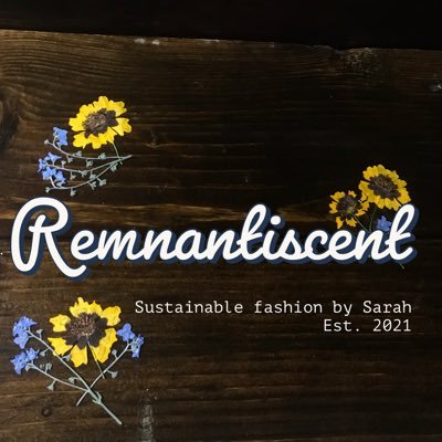 Sustainable, up-cycled accessories and apparel handmade to order! 🌱 Instagram: Remnantiscent Snapchat: RemnantiscentCo