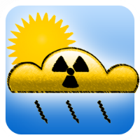 app iPhone relayant les actualités autour du nucléaire et permettant de suivre l'évolution du niveau de radioactivité dans l'air sur le territoire français