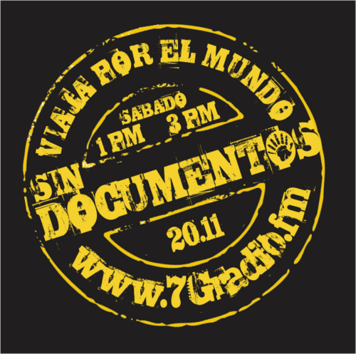 Sin documentos es un programa radial que te llevará a recorrer el mundo todos los sábados de 1 a 3 pm en http://t.co/wAvlfRD4OP