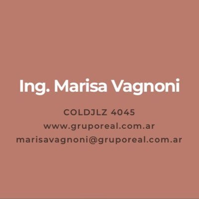 marisavagnoni's profile picture. Martillera y Corredora Pública. Contactanos:11 62601888 comercial@gruporeal.com.ar