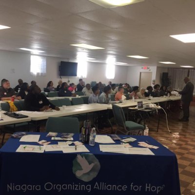 We are an alliance of faith communities and allies organizing for social and racial justice in Niagara County, NY. Come build a New Niagara with us!