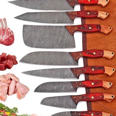 We manufacture all type of chef knives Hunting knife pocket knife and axes and export worldwide Email: knifeworldzone@gmail.com