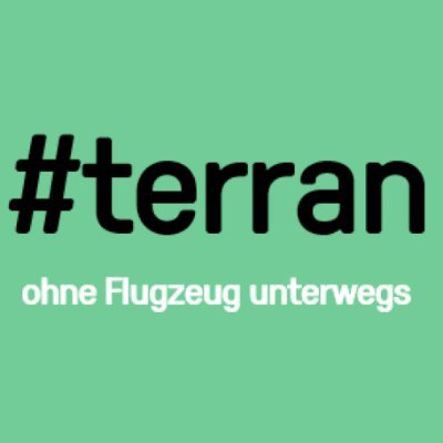 Alle sind eingeladen #terran unterwegs zu sein: weil es einfach schöner ist am Boden zu bleiben. #ohneFlugzeugunterwegs #klimaschutz