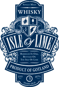 Isle of Lime kommer den att heta, vår första whisky. En ren single malt whisky från Gotland – Ön som reste sig ur havet på ett fundament av kalksten eller Limes