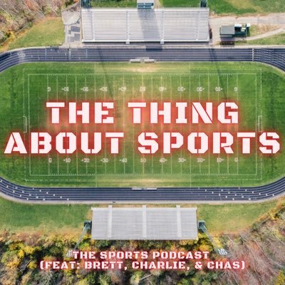 Hosted by @bstaubs, @cseff_53, and @chaslehman23. Available on all major podcasting platforms including Apple Podcasts and Spotify.