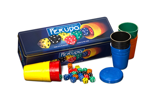 Perudo is a version of the popular liar dice game played in Peru. Part-luck, part-skill and a lot of fun! Produced by @plg_paul