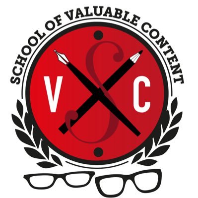 The School of Valuable Content, run by @sonjanisson and @sjtanton. Courses & resources to help you free your ideas, overcome writing blocks & change the world.