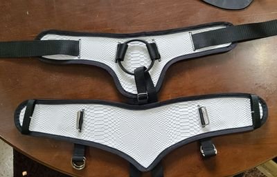 We are a Dom/Sub couple in Western Pennsylvania I build the finest custom strap-on harnesses you can buy I make them because we use them with Huge toys.