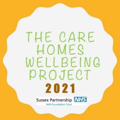 Supporting Sussex Care-Home Communities through education,sign-posting and group activities. @withoutstigma Contact: carehomeswellbeing@sussexpartnership.nhs.uk