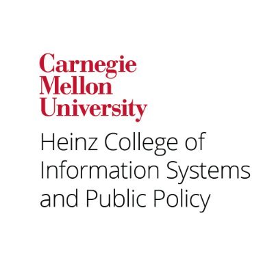 @CarnegieMellon's Heinz College of Information Systems & Public Policy. Uniquely offering degrees at the intersection of people, policy, & technology.