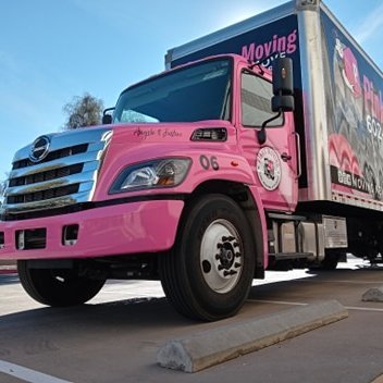 Pinks moving is a family owned moving and storage business in AZ, local, long distant. Certified and insured! 

Moving never looked so good!!