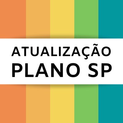 Perfil não oficial apresentando o que deveria ser a atualização do Plano SP com base nos dados disponibilizados por https://t.co/HVUVm7woi8