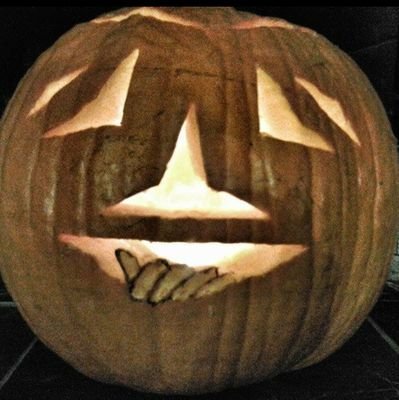 living in limbo, can't we all just be human? The pumpkin is a self portrait, I'm the hand. I'm a closet artist. I have a peech inspediment.