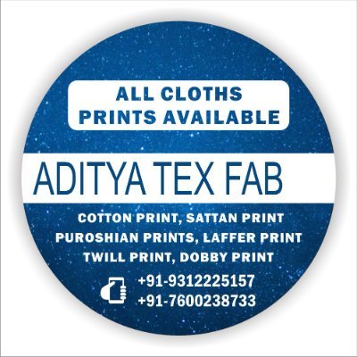 Aditya Tex Fab started their business in 1991 and today have gained a lot of reputation in the field of cloth manufacturing. 
Contact: 76002 38733