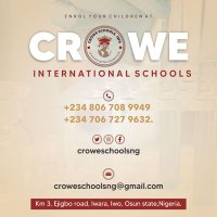 Crowe International Schools, Iwo(@CroweSchoolsNG) 's Twitter Profile Photo