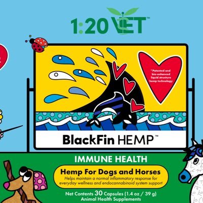 1:20 Vet™, LLC, a division of Animal Necessity,LLC, maker of the worldwide leading vision supplement in companion and marine animals, brings you BlackFin Hemp™.