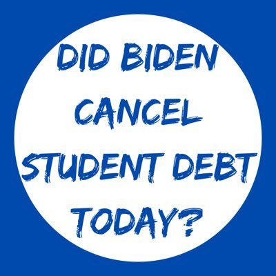 Pushing Biden left until he cancels student debt #cancelstudentdebt