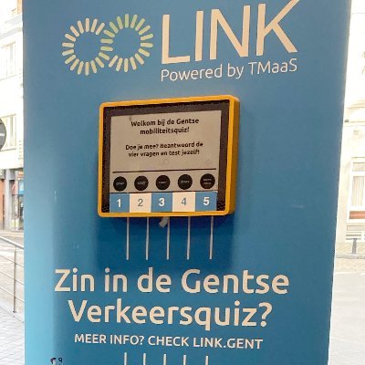 Tot en met 31 januari kan je meedoen aan de Gentse Verkeersquiz in de fietsenstalling onder de Sint-Michielsbrug en de parking Sint-Michiels!