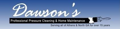 Dawsons Pressure Cleaning & Home Maintenance located in Northeast Ga. we offer services from pressure cleaning, window cleaning, painting, carpentry, etc.
