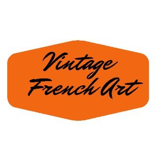 Plaque émaillée ancienne : VEDETTE “Capiello” – Vintage French Art