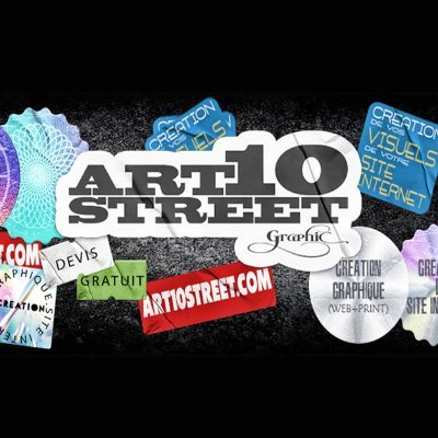 Art10Street's profile picture. Création de Visuels et de Sites Internet -  Services ouverts à tous! #Art10Street