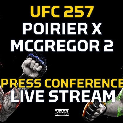 ⚽⪼⪼⪼⪼UFC 257: Poirier vs. McGregor 2 Live⪼⪼⪼⪼⚽